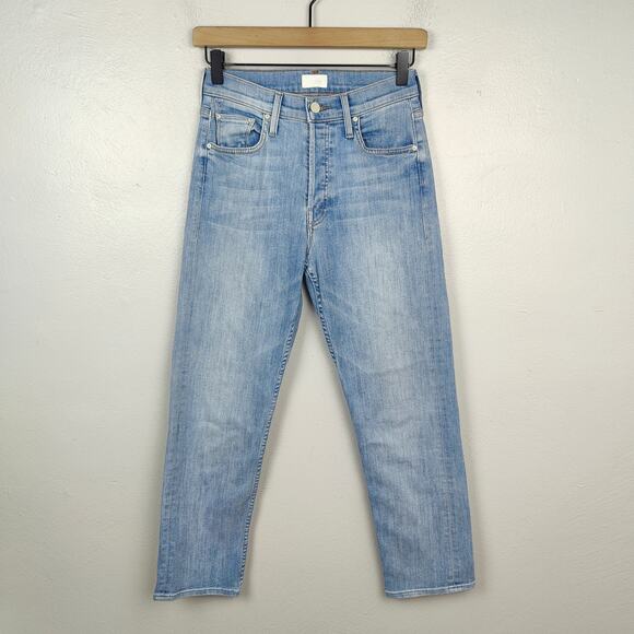 Mother The Tomcat Jeans Womens 25 It's Kinda My Thing‎ Light Wash Straight Boho - Picture 1 of 9